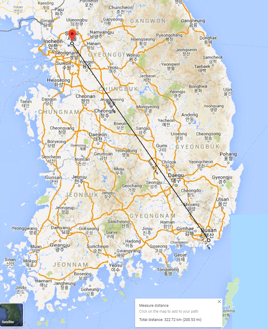 Google Maps 측정